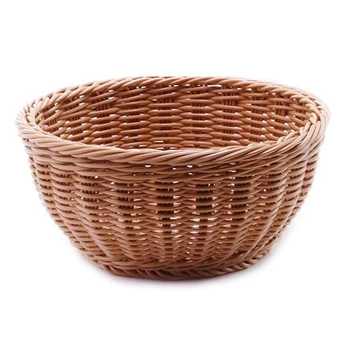 Rattan Woven Bread Basket Storage Basket Storage Basket Fruit Basket Round Kitchen Debris Storage Basket
Rattan Woven Bread Basket Storage Basket Storage Basket Fruit Basket Round Kitchen Debris Storage Basket
