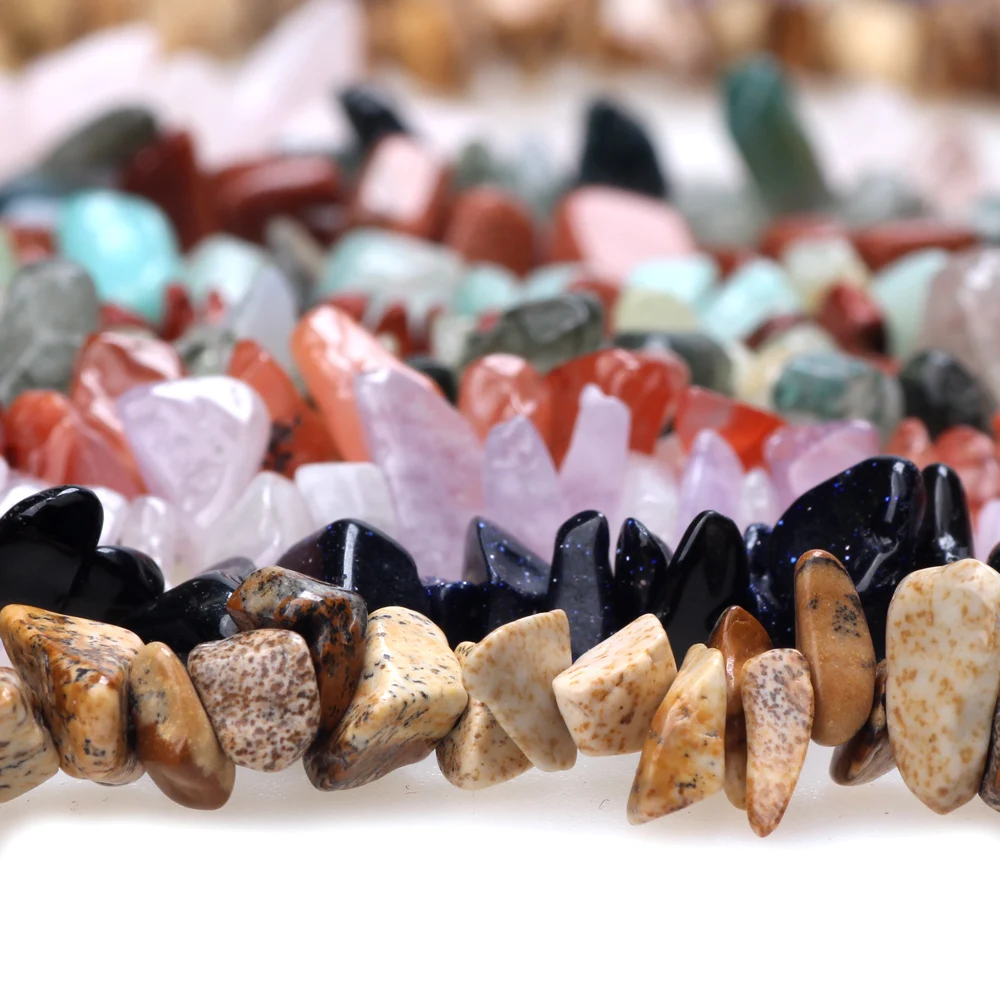 34''/String Natural Irregular 5-8mm Gravel Shape Stone Loose Spacer Beads For Jewelry Making DIY Accessories Findings
34''/String Natural Irregular 5-8mm Gravel Shape Stone Loose Spacer Beads For Jewelry Making DIY Accessories Findings