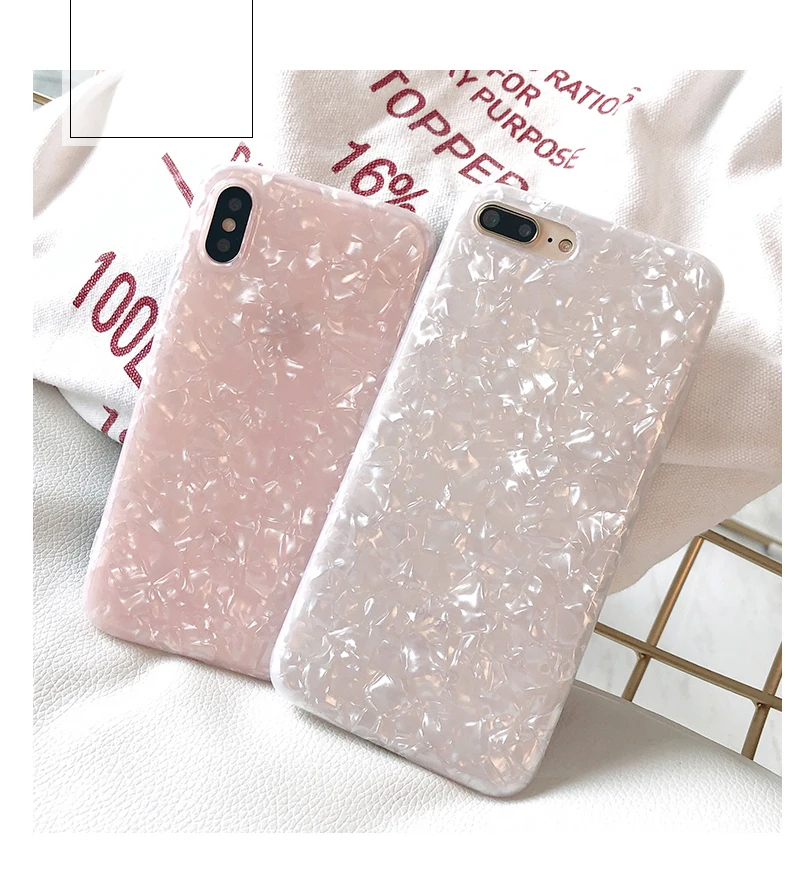 For iPhone 7 Case For iPhone 6 6s 8 Plus Dream Shell Pattern Cases For iPhone XR XS Max Soft TPU Silicone Glitter Luxury Cover For iPhone 7 Case For iPhone 6 6s 8 Plus Dream Shell Pattern Cases For iPhone XR XS Max Soft TPU Silicone Glitter Luxury Cover