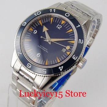 CORGEUT Mechanical Men Watch Automatic Movement Blue Dial Date Function Rotating Bezel Sapphire Glass
CORGEUT Mechanical Men Watch Automatic Movement Blue Dial Date Function Rotating Bezel Sapphire Glass