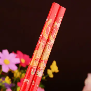 100pairs Traditional Wedding Dragon and Phoenix Pattern Chopsticks Happy Event Red Tableware Wedding Gift Kitchen Tools NO401
100pairs Traditional Wedding Dragon and Phoenix Pattern Chopsticks Happy Event Red Tableware Wedding Gift Kitchen Tools NO401