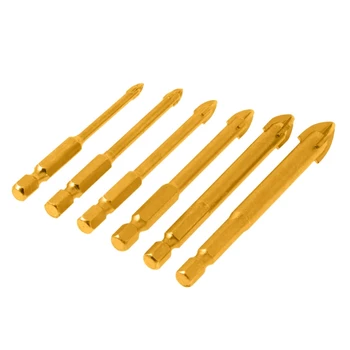 4/5/6/8/10/12mm Tungsten Carbide Glass Drill Bit Titanium Coated 1/4 Hex Shank
4/5/6/8/10/12mm Tungsten Carbide Glass Drill Bit Titanium Coated 1/4 Hex Shank