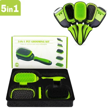 5-in-1 Dog Brush Pet Cat Comb Comb Cat Puppy Grooming Hair Removal Dogs Accessories Pet Grooming Tool Set For Long Hair Dogs 
5-in-1 Dog Brush Pet Cat Comb Comb Cat Puppy Grooming Hair Removal Dogs Accessories Pet Grooming Tool Set For Long Hair Dogs