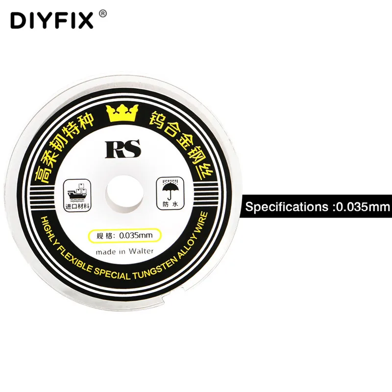 DIYFIX 0 03 05 мм высокотвердый специальный золотой провод разделение ЖК экрана для