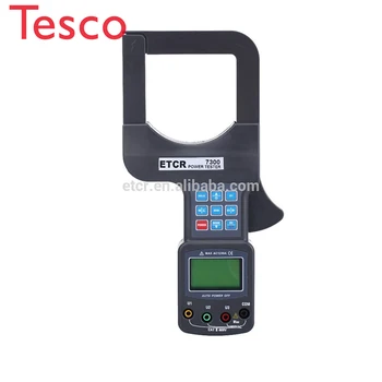ISO CE ETCR7300 Large Caliber High Accuracy Three Phase Power Clamp Tester