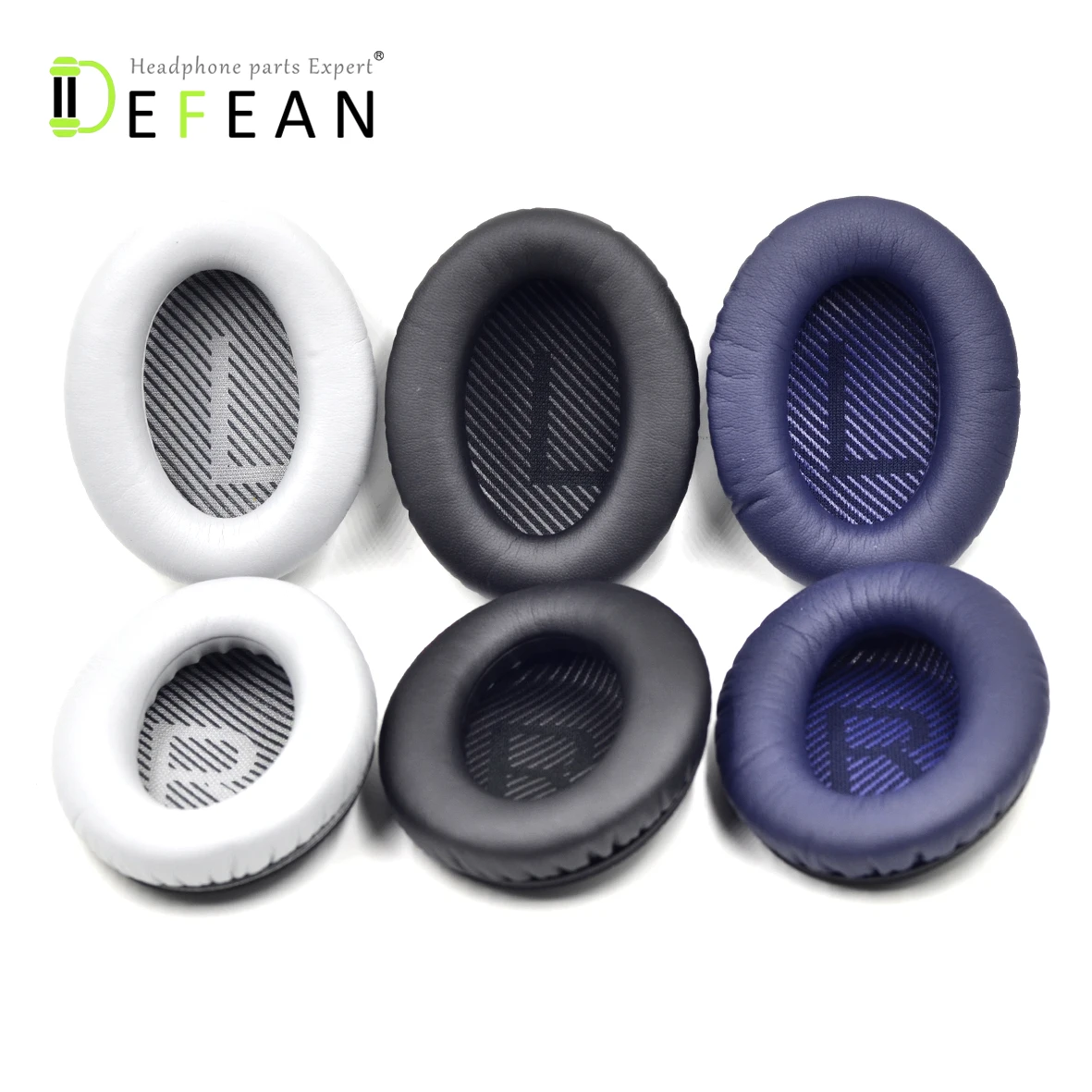 Defean Replacement Soft Protein Leather and Memory Foam Blue Ear Pads for Bose Quiet Comfort 35 (QC35) and (QC35 II) Headphones
Defean Replacement Soft Protein Leather and Memory Foam Blue Ear Pads for Bose Quiet Comfort 35 (QC35) and (QC35 II) Headphones
