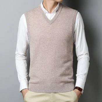 Mens Wool Knit Vest Sweater Pullover Sleeveless Tops V Neck Solid Basic Fashion Casual Smart BO24141231
Mens Wool Knit Vest Sweater Pullover Sleeveless Tops V Neck Solid Basic Fashion Casual Smart BO24141231