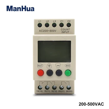 ManHua Three Phase Digital Display Voltage Overload Relay 220V 8A Low Power MR08 Protective Voltage Relay
ManHua Three Phase Digital Display Voltage Overload Relay 220V 8A Low Power MR08 Protective Voltage Relay