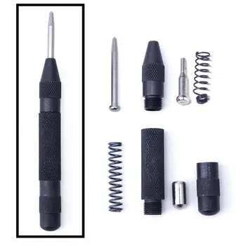 5 Inch Black HSS Automatic Drill Center Pin Punch Spring Loaded Center Punch for Marking Starting Holes Tool
5 Inch Black HSS Automatic Drill Center Pin Punch Spring Loaded Center Punch for Marking Starting Holes Tool
