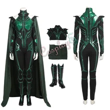 Hela disfraz Thor Ragnarok/Thor 3 Cosplay vestido de fiesta de lujo conjunto completo(China)