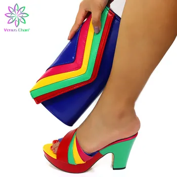 Fashion Italy High Heels Women Wedding Shoes Summer Slippers Italian Lady Shoes with Matching Bags Shoes and Bag Set for Party
Fashion Italy High Heels Women Wedding Shoes Summer Slippers Italian Lady Shoes with Matching Bags Shoes and Bag Set for Party