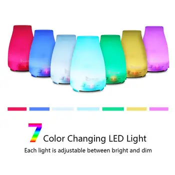 7 Colors Changing LED Light Essential Oil Diffuser Aroma Lamp 110V 200ML RGB Aroma Diffuser with White Controller US Plug
7 Colors Changing LED Light Essential Oil Diffuser Aroma Lamp 110V 200ML RGB Aroma Diffuser with White Controller US Plug