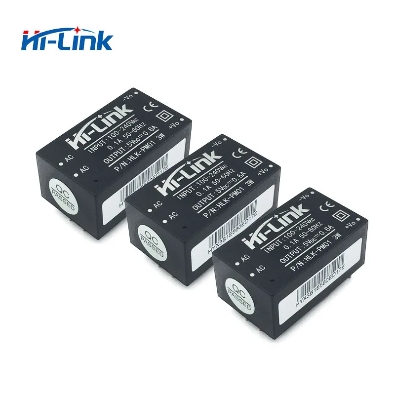 Бесплатная доставка 15 шт./лот 90 265V переменного тока в постоянный 5V 3W DC маленький
