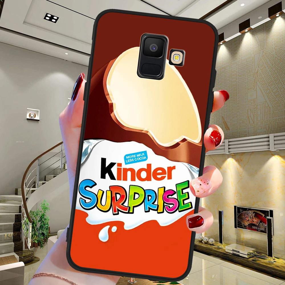 Шоколадные конфеты Kinder Joy яйцо сюрприз чехол для Samsung Галактики A3 A5 A6 A7 A8 A9 A10 A30 A40 A50