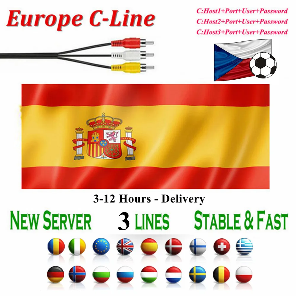 Equipo Europeo compatible Cccam España Polonia Portugal Alemania 2 años DVB-S2 receptor de satélite gtmedia v8 nova 3/6 lÃneas
Equipo Europeo compatible Cccam España Polonia Portugal Alemania 2 años DVB-S2 receptor de satélite gtmedia v8 nova 3/6 lÃneas
