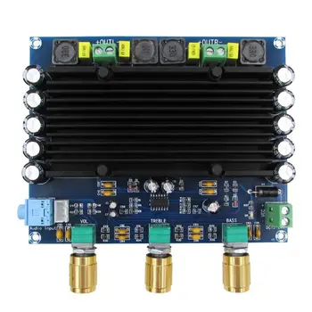 TPA3116D2 2x150W 2.0 Dual-channel 2CH Stereo HIFI Digital Power Amplifier Board Module with Tone Amplificador
TPA3116D2 2x150W 2.0 Dual-channel 2CH Stereo HIFI Digital Power Amplifier Board Module with Tone Amplificador
