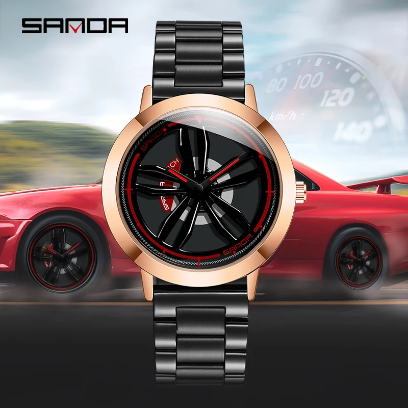 SANDA Hot Sell Business Men Watch Cool Rotating Dial Premium Quartz Movement Stainless Steel Strap Relogio Masculino 1009
SANDA Hot Sell Business Men Watch Cool Rotating Dial Premium Quartz Movement Stainless Steel Strap Relogio Masculino 1009