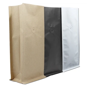 200Pcs/lot Matte Black White Pure Aluminum Foil Side Gusset Bag Open Top Stand Up With Valve Coffee Beans Food Packaging Pouch
200Pcs/lot Matte Black White Pure Aluminum Foil Side Gusset Bag Open Top Stand Up With Valve Coffee Beans Food Packaging Pouch