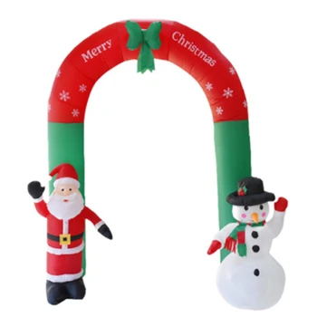 2.4M Inflatable Arch Door Santa Claus Snowman Christmas Outdoor Ornaments Xmas New Year Party Home Shop Yard Garden Decoration
2.4M Inflatable Arch Door Santa Claus Snowman Christmas Outdoor Ornaments Xmas New Year Party Home Shop Yard Garden Decoration