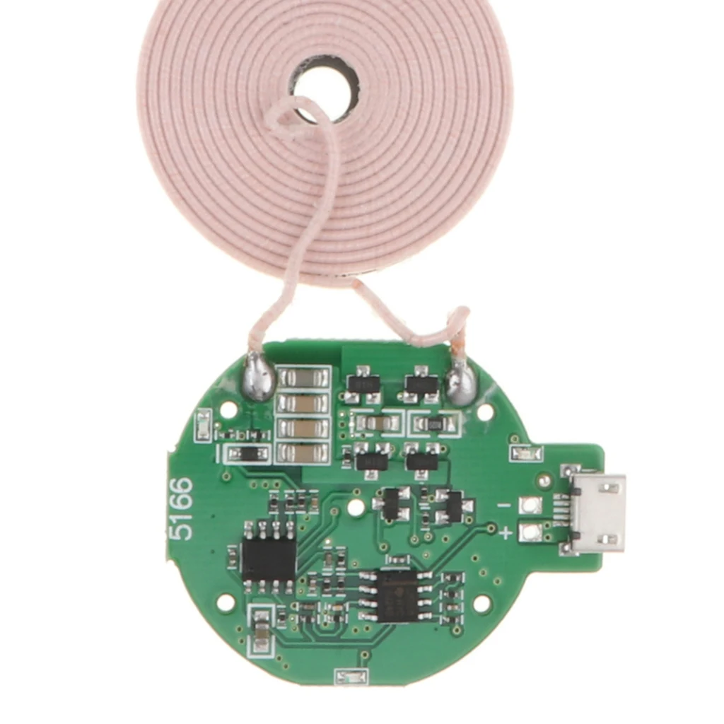 2pcs Qi Wireless Charger PCBA Circuit Board With Coil For Phone Charging 2pcs Qi Wireless Charger PCBA Circuit Board With Coil For Phone Charging