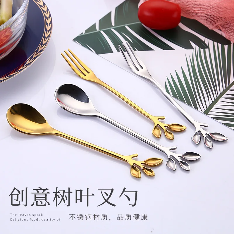 Exquisite Branch Shape Small Coffee Spoon Royal Style Creative leaves spoon Flatware for Snacks Kitchen Dining Bar Dessert Spoon
Exquisite Branch Shape Small Coffee Spoon Royal Style Creative leaves spoon Flatware for Snacks Kitchen Dining Bar Dessert Spoon
