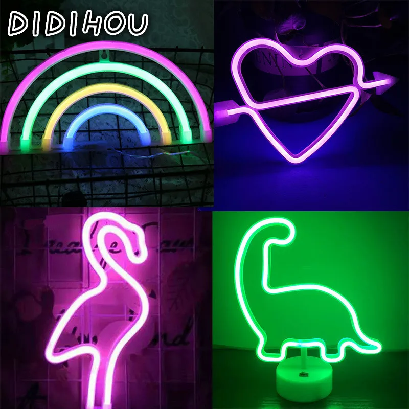 LED Neon Lights Love Dinosaur Rainbow Star Lightning Cupid Shape Night Light Sign Lamp Nightlight for Indoor Christmas Wedding
LED Neon Lights Love Dinosaur Rainbow Star Lightning Cupid Shape Night Light Sign Lamp Nightlight for Indoor Christmas Wedding
