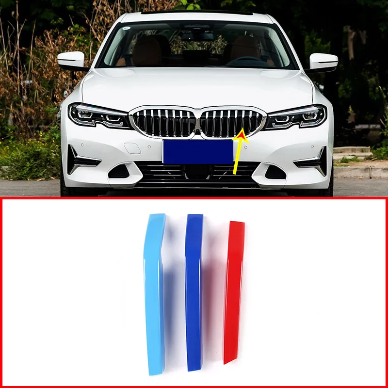 3pcs Car ABS Front Grill Decoration Strips Trim For BMW G20 3 Series 2019 2020 Year Accessories
3pcs Car ABS Front Grill Decoration Strips Trim For BMW G20 3 Series 2019 2020 Year Accessories