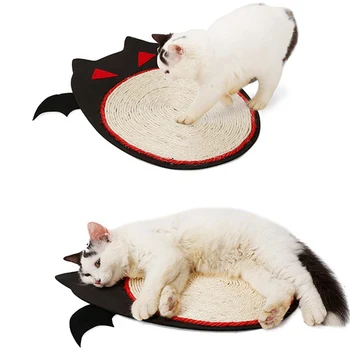 Black Bat Shape Cat Scratch Board New Halloween Natural Sisal Mat Pet Cat Toy Pad For Christmas Halloween Pet Supplies
Black Bat Shape Cat Scratch Board New Halloween Natural Sisal Mat Pet Cat Toy Pad For Christmas Halloween Pet Supplies