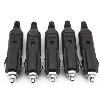5PC Auto Car 12V-24V Cigarette Lighter Socket Plug Connector W/10A Fuse Red LED
5PC Auto Car 12V-24V Cigarette Lighter Socket Plug Connector W/10A Fuse Red LED
