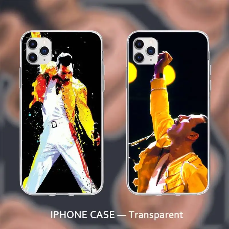 Queen Band Freddie Mercury Transparent soft case cover case for iphone se 2020 6 6s 7 8 plus x xs max xr 11 12 pro max coque
Queen Band Freddie Mercury Transparent soft case cover case for iphone se 2020 6 6s 7 8 plus x xs max xr 11 12 pro max coque