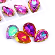 Bright Heliotrope Tear Drop K9 Glass Rhinestones Glass Crystal Pointback Rhinestones Glue on Garment Crafts Jewelry Accessories
Bright Heliotrope Tear Drop K9 Glass Rhinestones Glass Crystal Pointback Rhinestones Glue on Garment Crafts Jewelry Accessories