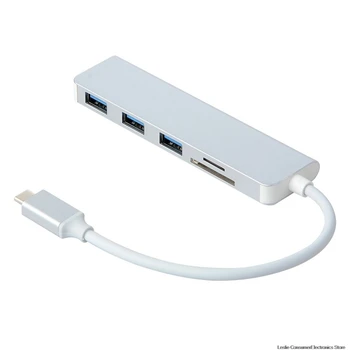 5-in-1 Type-C HUB Aluminiu Alloy USB-C Adapter USB 3.0 Port SD/TF Card Reader For Xiaomi Mi Notebook Air 12.5 13.3" Laptop Case
5-in-1 Type-C HUB Aluminiu Alloy USB-C Adapter USB 3.0 Port SD/TF Card Reader For Xiaomi Mi Notebook Air 12.5 13.3" Laptop Case