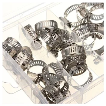 New 34pcs Assorted Stainless Steel Hose Clamp+Driver Jubilee Clip Style Set Kit Tool
New 34pcs Assorted Stainless Steel Hose Clamp+Driver Jubilee Clip Style Set Kit Tool