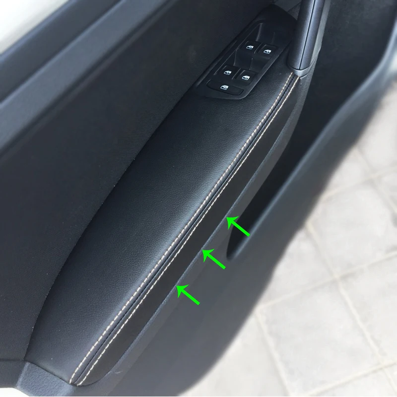 LHD/RHD для VW Golf 7 2014 2015 2016 2017 2018 4 шт. черные с белыми линиями подлокотник двери автомобиля панель из микрофибры кожаный чехол отделка
LHD/RHD для VW Golf 7 2014 2015 2016 2017 2018 4 шт. черные с белыми линиями подлокотник двери автомобиля панель из микрофибры кожаный чехол отделка