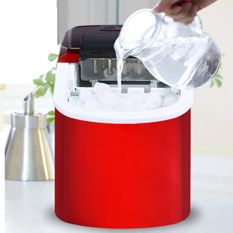 15KG/24H Ice Maker Bullet Ice Home Electric Ice Machine Round Ice Making Machine Big Bar Coffee Teamilk Shop 220v red/silver
15KG/24H Ice Maker Bullet Ice Home Electric Ice Machine Round Ice Making Machine Big Bar Coffee Teamilk Shop 220v red/silver