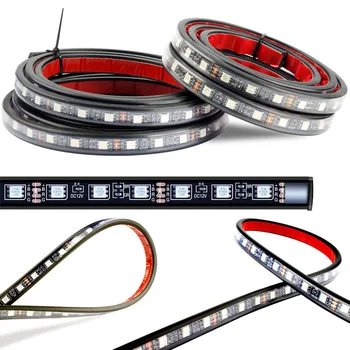 4PCS LED RGB Neon Strip Light Under Car Underbody Glow IR Control Bar Decoration Car Car Atmosphere Light Bar Kits
4PCS LED RGB Neon Strip Light Under Car Underbody Glow IR Control Bar Decoration Car Car Atmosphere Light Bar Kits