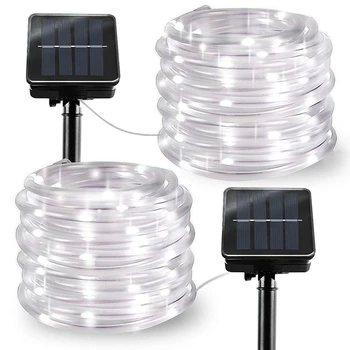 Solar String Lights Outdoor Rope Lights, 2 Pack 8 Modes 100 LED Solar Powered Outdoor Waterproof Tube Light Copper Wire Fairy Li
Solar String Lights Outdoor Rope Lights, 2 Pack 8 Modes 100 LED Solar Powered Outdoor Waterproof Tube Light Copper Wire Fairy Li