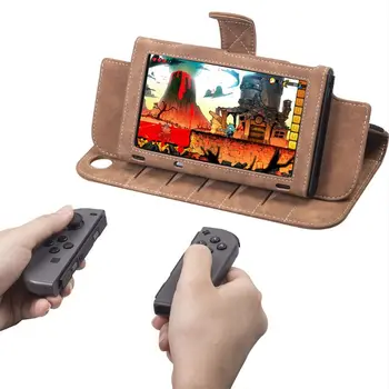 Portable PU Leather Case Protective Bag Pouch Game Card Storage Cover for NS Switch Game Console High Quality and Brand New
Portable PU Leather Case Protective Bag Pouch Game Card Storage Cover for NS Switch Game Console High Quality and Brand New