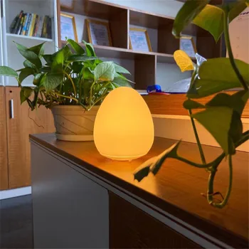 Egg LED Pat Night Light Round Shape Table Desk Lamp Home Decoration Lampara Sleeping Light Baby Kids Decor Lighting Bedside Lamp
Egg LED Pat Night Light Round Shape Table Desk Lamp Home Decoration Lampara Sleeping Light Baby Kids Decor Lighting Bedside Lamp
