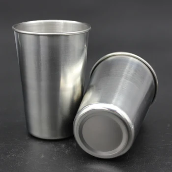 

10 Pcs New Stainless Steel Metal High Quality Beer Cup Wine Cups Coffee Tumbler Tea Milk Mugs Home 30ml/70ml/180ml/320ml Cups