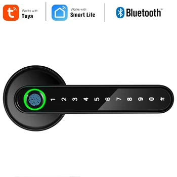 Tuya Bluetooth Biometric Smart Door Lock Digital Lock for Indoor Home Use APP Real-Time Monitor Privacy Lock Home Device
Tuya Bluetooth Biometric Smart Door Lock Digital Lock for Indoor Home Use APP Real-Time Monitor Privacy Lock Home Device
