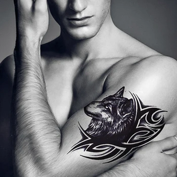 1Pcs Men's Fashion Temporary Tattoo Stickers Waterproof Arm Body Art Decor 
1Pcs Men's Fashion Temporary Tattoo Stickers Waterproof Arm Body Art Decor