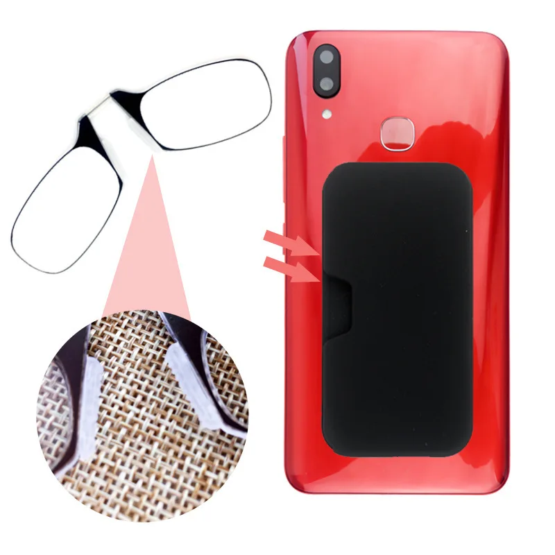 Spot foreign trade card clip nose presbyopic mirror men's and women's ultra-thin silica gel leg free portable reading mirror
Spot foreign trade card clip nose presbyopic mirror men's and women's ultra-thin silica gel leg free portable reading mirror