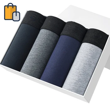 4Pcs\lot Underwear Soft Boxers Cotton Boxer Men Solid Boxer Shorts Plus Size Boxers Mens Underwear Lot
4Pcs\lot Underwear Soft Boxers Cotton Boxer Men Solid Boxer Shorts Plus Size Boxers Mens Underwear Lot