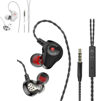 Hifi Earphone Dual Dynamic Driver Earbud Super Bass Stereo Musica Headset With Microphone Wired Headset For Iphone Accessories
Hifi Earphone Dual Dynamic Driver Earbud Super Bass Stereo Musica Headset With Microphone Wired Headset For Iphone Accessories