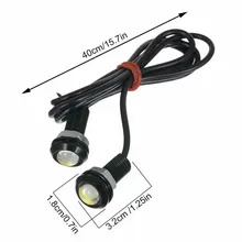 Water-proof LED Eagle Eye Lights Motorcycle Set Backup Running Turn 9W White Car Fog Light Reverse Turn DC 12V
Water-proof LED Eagle Eye Lights Motorcycle Set Backup Running Turn 9W White Car Fog Light Reverse Turn DC 12V