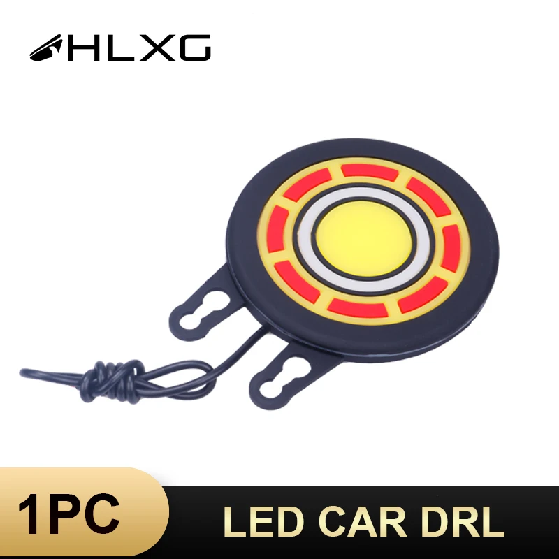 HLXG Daytime Running Lights LED Car DRL car-styling Waterproof Light Source 12V Yellow Red Dual color 90MM Car Fog Running Lamps
HLXG Daytime Running Lights LED Car DRL car-styling Waterproof Light Source 12V Yellow Red Dual color 90MM Car Fog Running Lamps