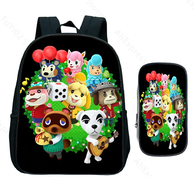 2 Pcs/Sets Animal Crossing Children's Backpack Kids Rusksack Boys Girls Multifunction School Daily Backpack with Pen Case
2 Pcs/Sets Animal Crossing Children's Backpack Kids Rusksack Boys Girls Multifunction School Daily Backpack with Pen Case