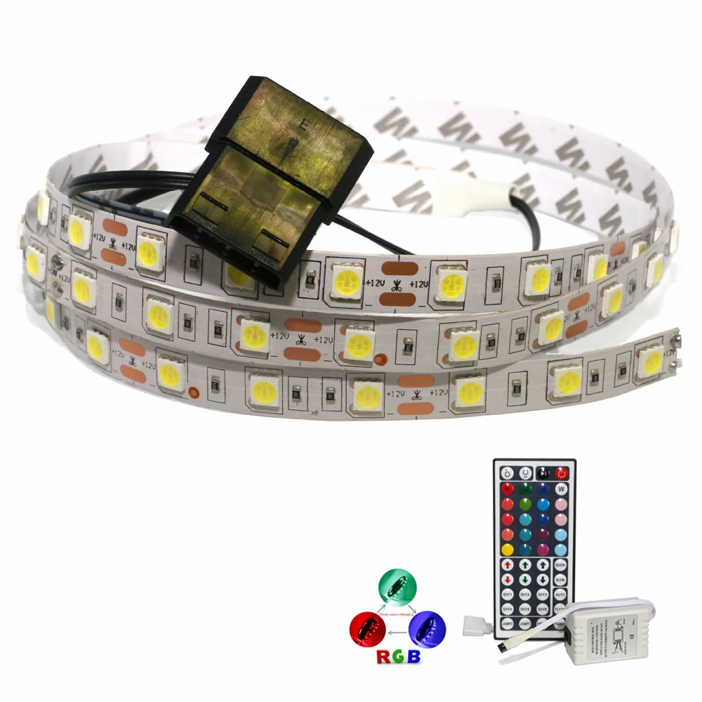 Computer Case Adhesive tape Light 5050 SMD Flexible LED Strip 12V PC Background light red yellow green RGB 12 Colors change
Computer Case Adhesive tape Light 5050 SMD Flexible LED Strip 12V PC Background light red yellow green RGB 12 Colors change
