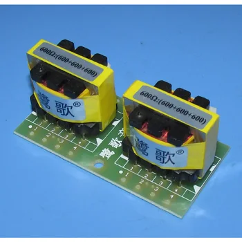 600Ω: (600Ω + 600Ω + 600Ω) Permalloy audio transformer, signal distribution one input and three output
600Ω: (600Ω + 600Ω + 600Ω) Permalloy audio transformer, signal distribution one input and three output